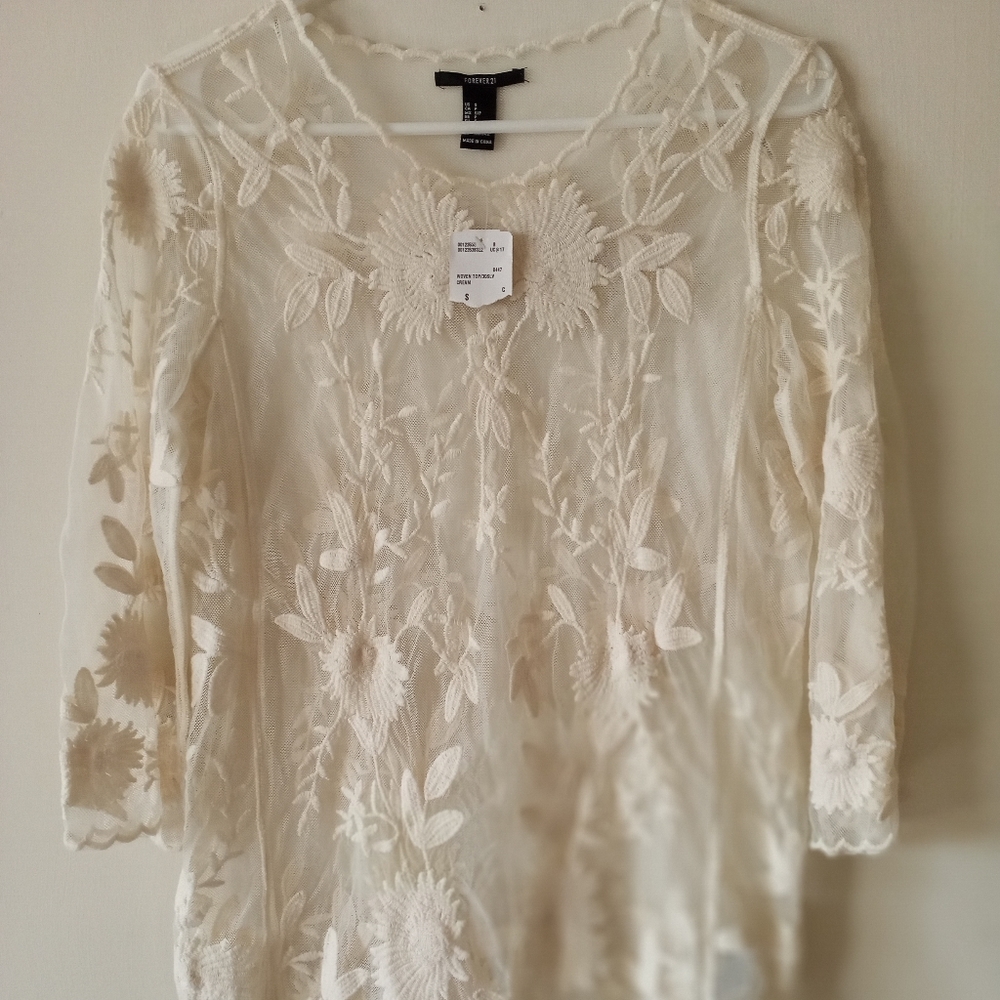 Forever 21 lace tunic